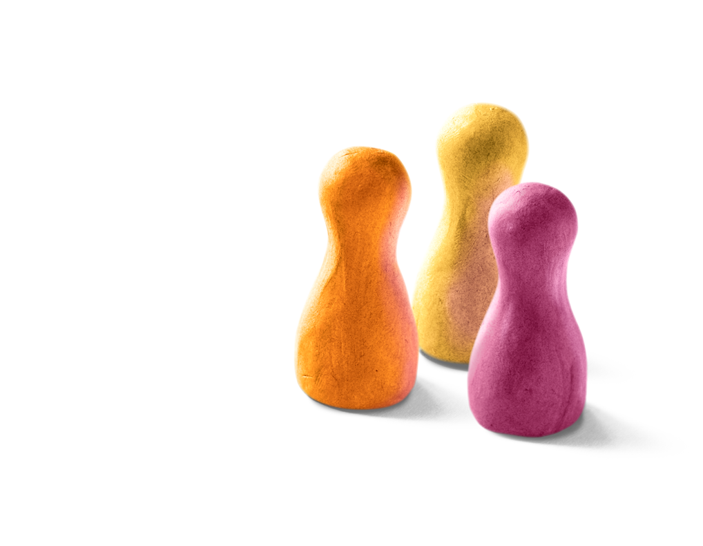 Spielfiguren aus Knete